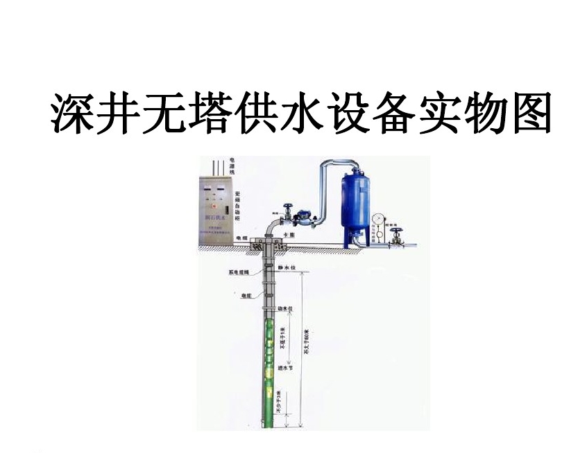 淄博淄川区井泵无塔式供水设备